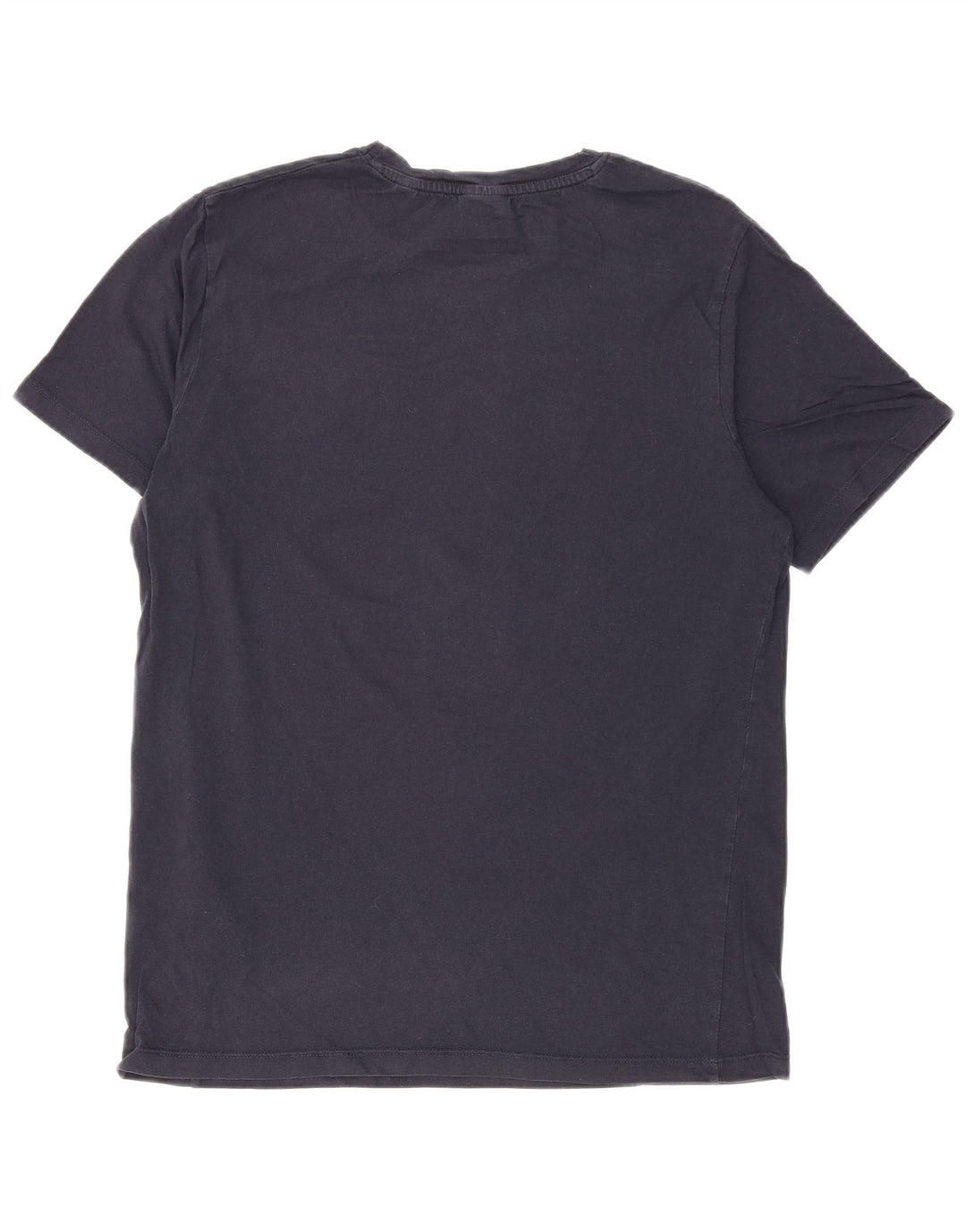 JACK & JONES Mens Core Graphic T-Shirt Top Medium Navy Blue Cotton