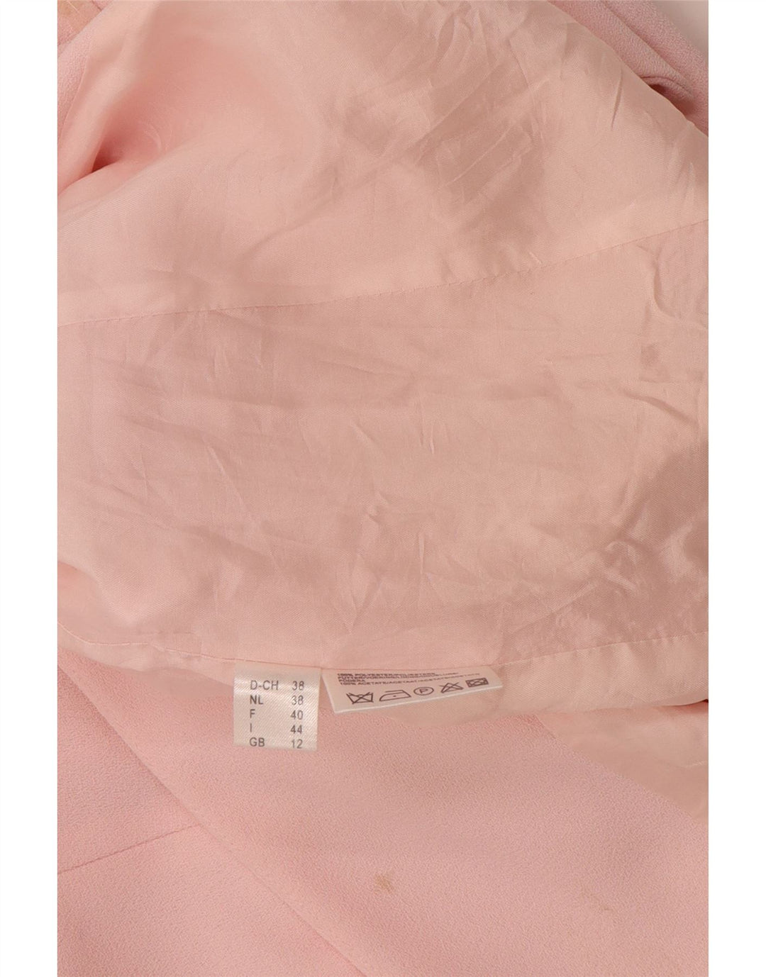 TOGETHER Chaqueta tipo blazer de 1 botón para mujer UK 40 Poliéster rosa medio