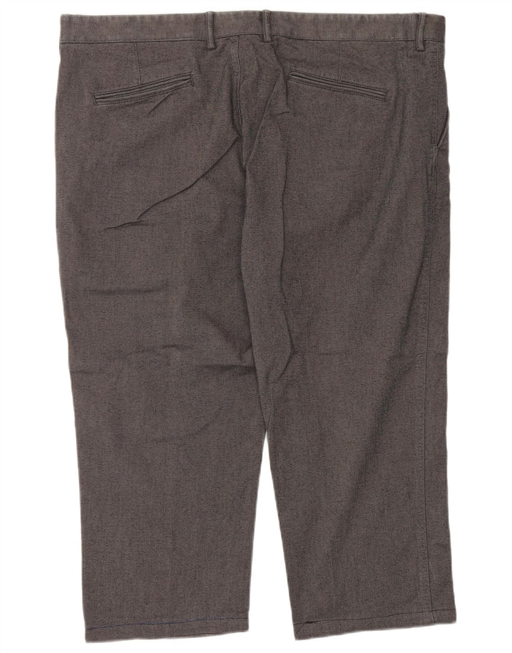 Marks & Spencer Pantalones cortos rectos para hombre W44 L23 Algodón gris