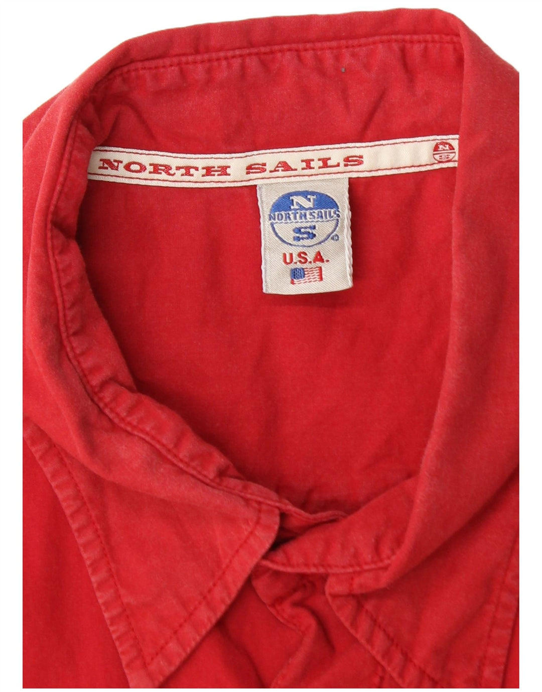 NORTH SAILS Camisa Manga Corta Hombre XL Rojo