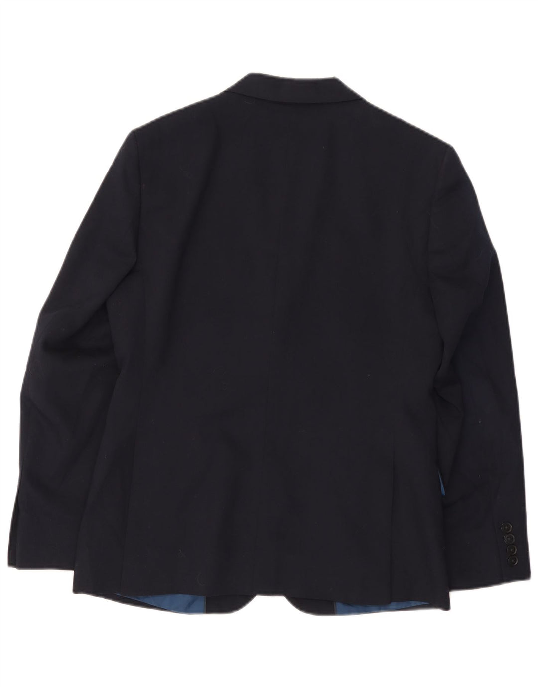 Marks & Spencer Chaqueta tipo blazer de 2 botones para hombre UK 38 Mediana lana azul marino