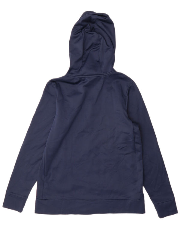 Nike Mars Cheerleading Zip Sudadera con capucha para mujer UK 12 Medium Azul marino