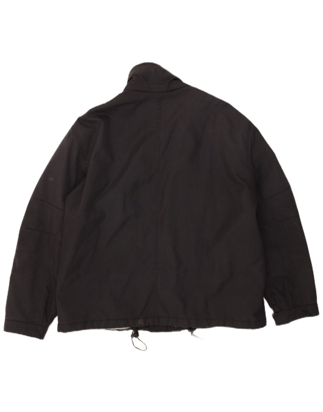 Energie - Chaqueta cortavientos con capucha para hombre, talla 40, color negro