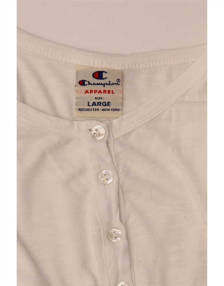 Champion Mujer Top Manga 3/4 UK 44 Grande Blanco