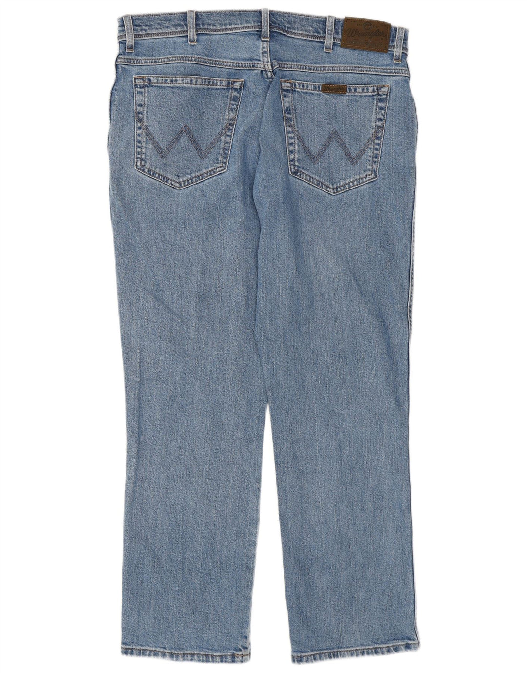 Wrangler Vaqueros rectos de corte regular para hombre W36 L30 Algodón azul