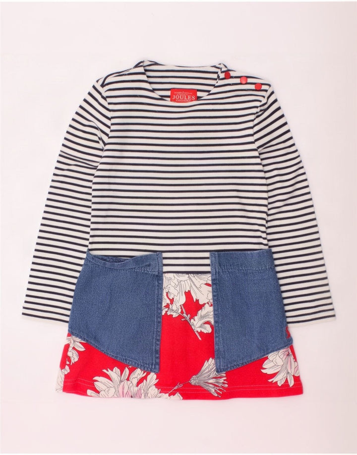 Vestido Niña Joules Graphic Basic 2-3 Años Multicolor Rayas