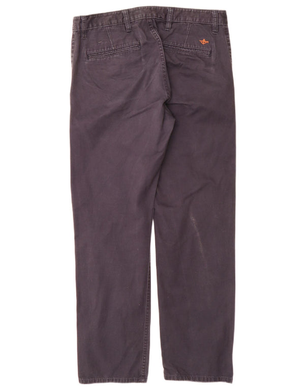 Dockers Pantalón chino recto para hombre W32 L30 Azul marino Algodón