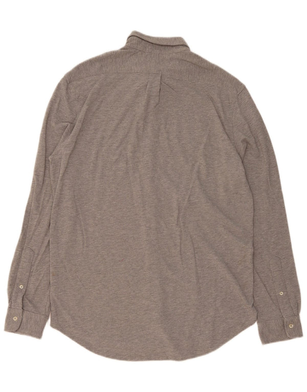 Ralph Lauren Camisa De Malla De Peso Pluma Para Hombre Grande Gris