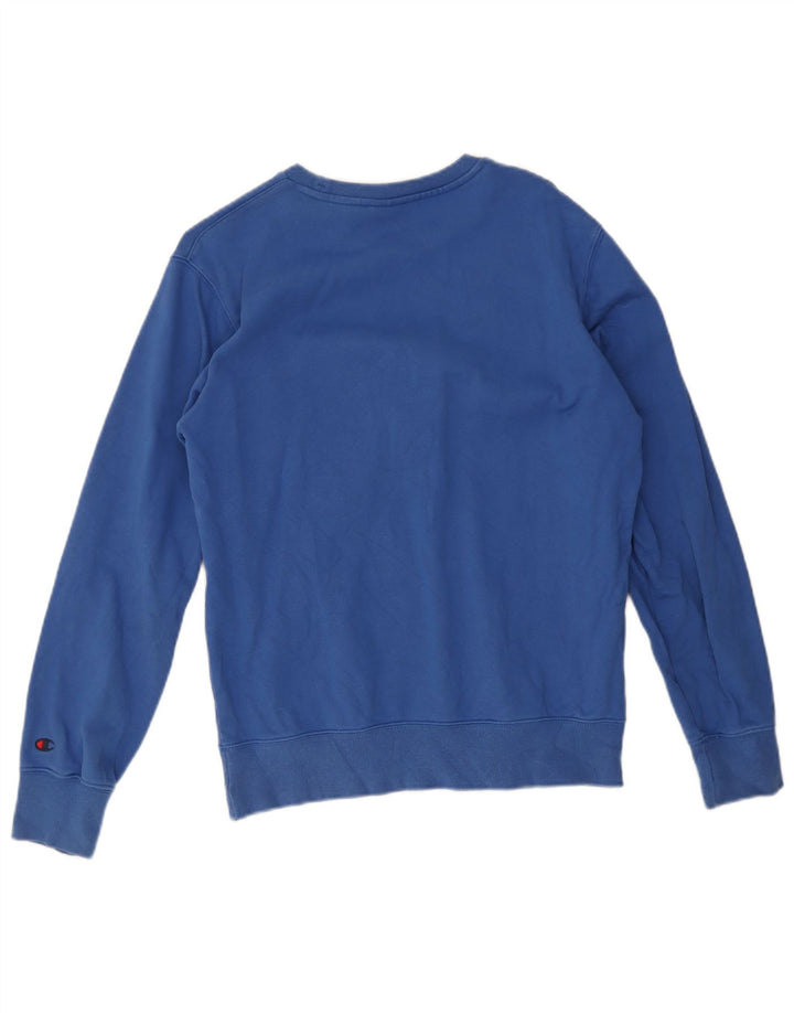 Champion Sudadera Con Estampado Gráfico Jumper Azul Medio