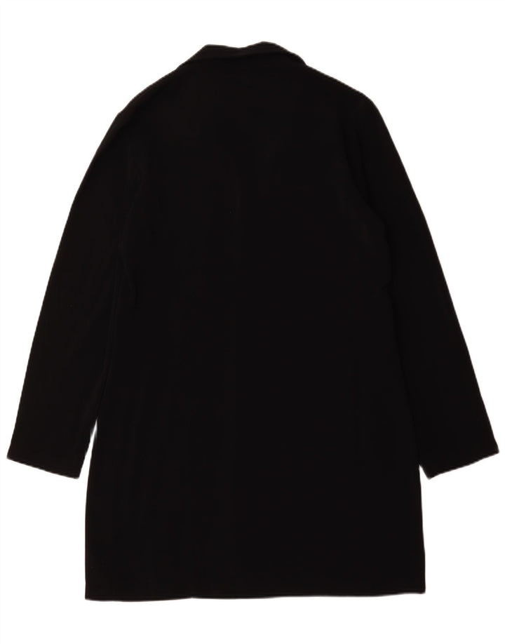 Abrigo vintage para mujer EU 40 Poliéster negro medio