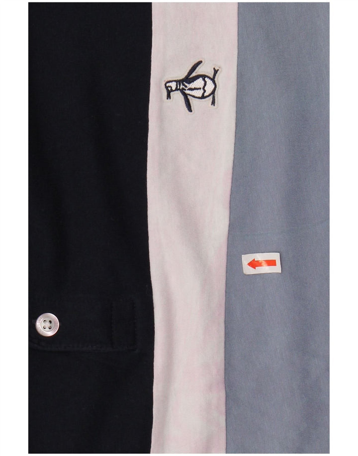 PENGUIN Polo Hombre XL Algodón Rayas Azul Marino