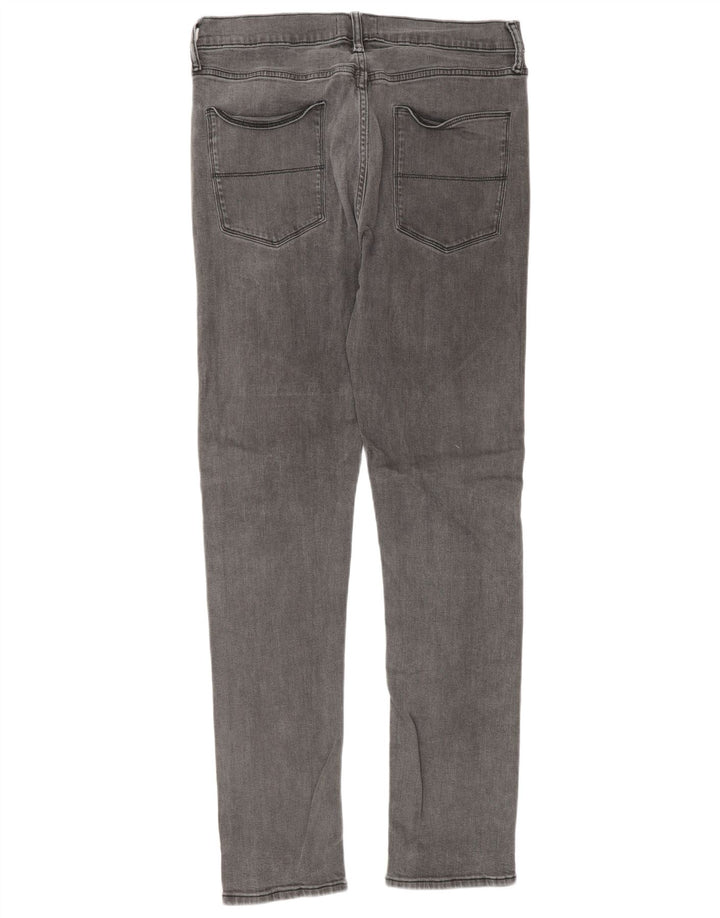 Marks & Spencer Vaqueros ajustados para hombre W34 L33 Algodón gris
