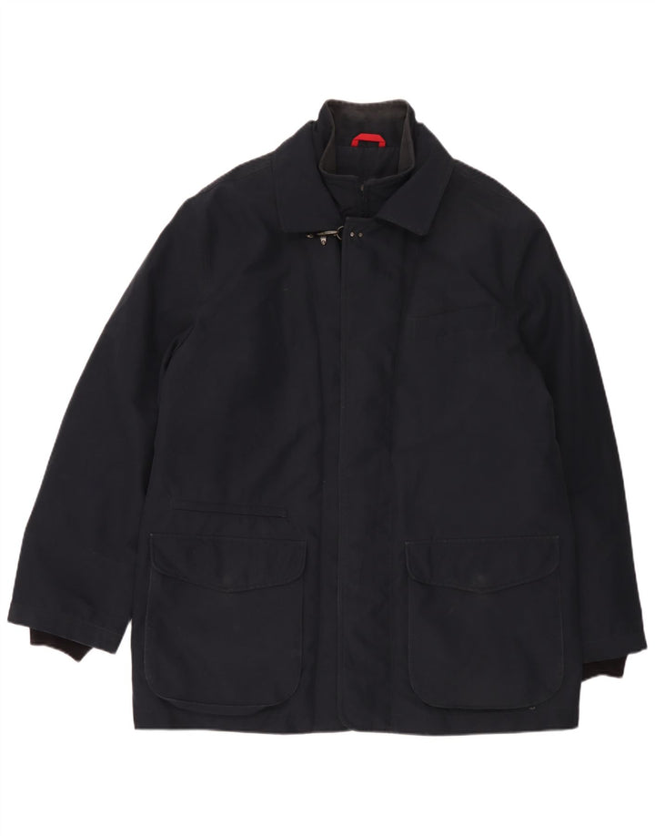 Fay Abrigo cortavientos para hombre UK 42 XL Poliéster azul marino