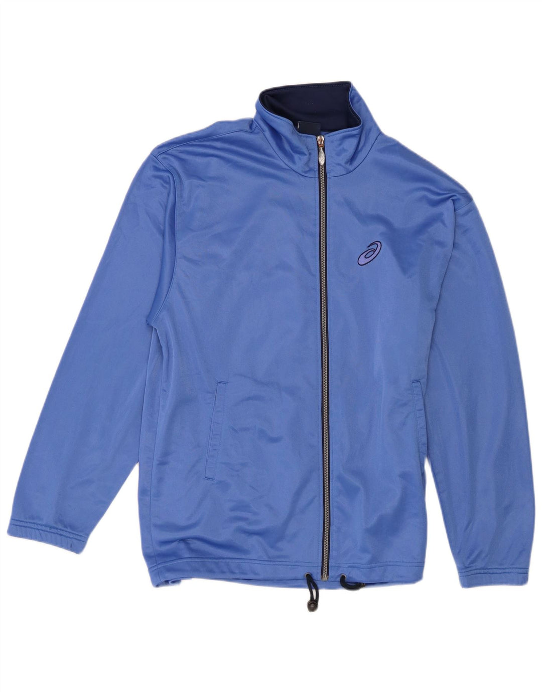 Asics Mens Chándal Top Chaqueta Grande Azul