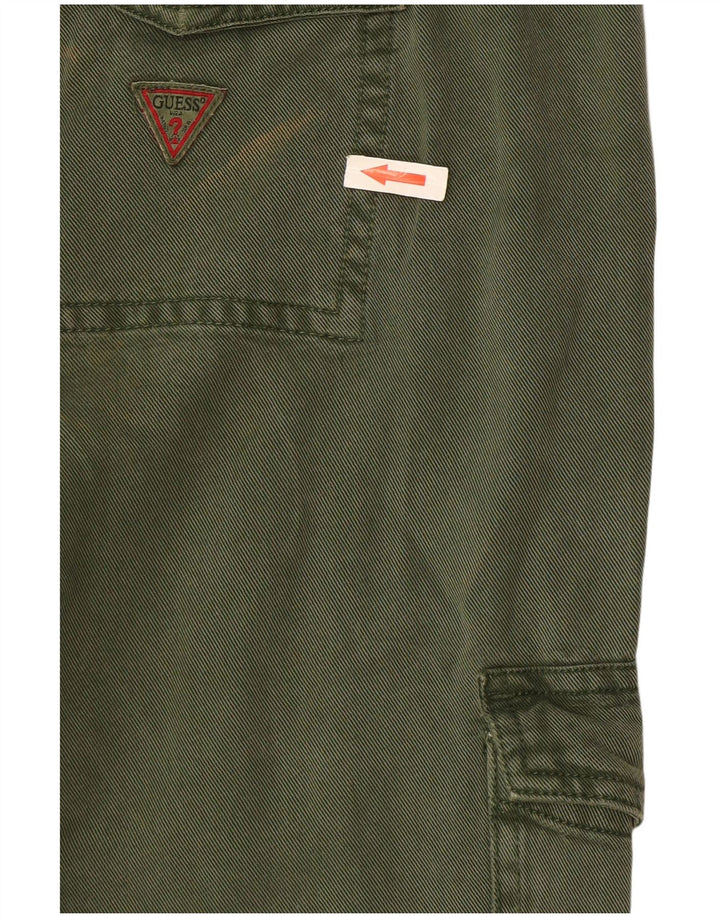 Pantalones Guess Mujer Joggers Cargo W28 L29 Verde
