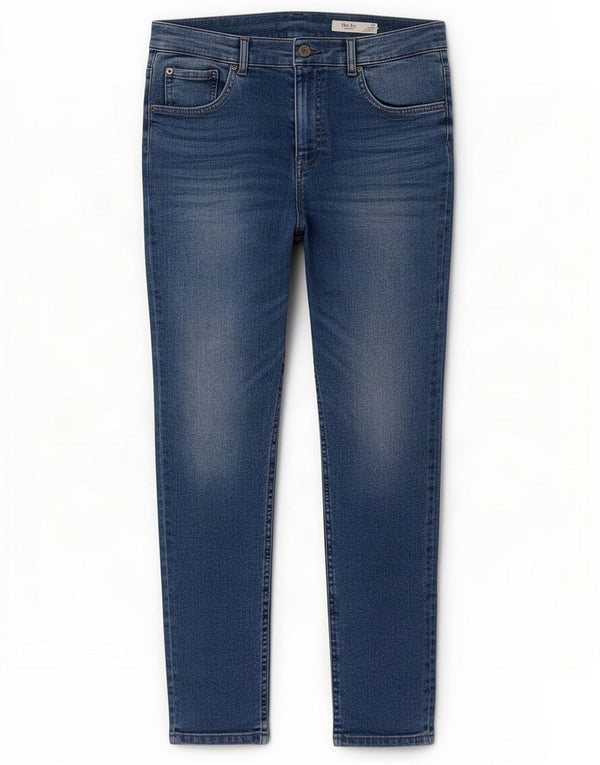Marks & Spencer Jeans ajustados The Ivy Crop para mujer UK 12 Medium W30 L25 Blue