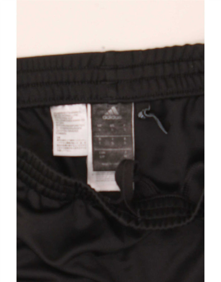 Adidas Mens Climalite Chándal Pantalones Pequeños Negro Poliéster