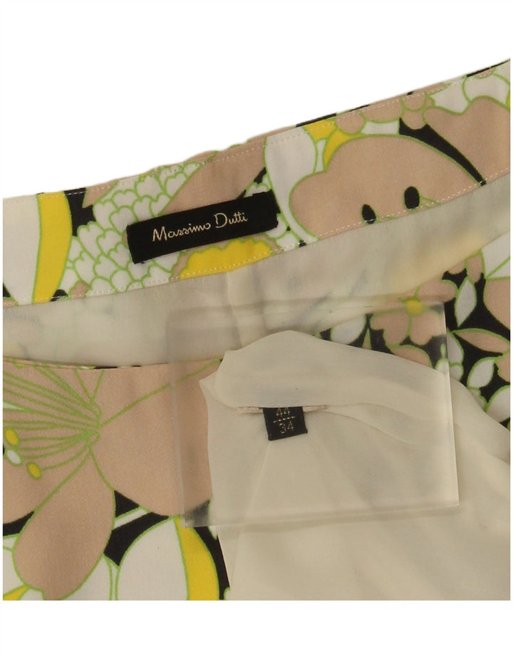 Massimo Dutti Vestido Recto Mujer EU 44 XL Multicolor Floral