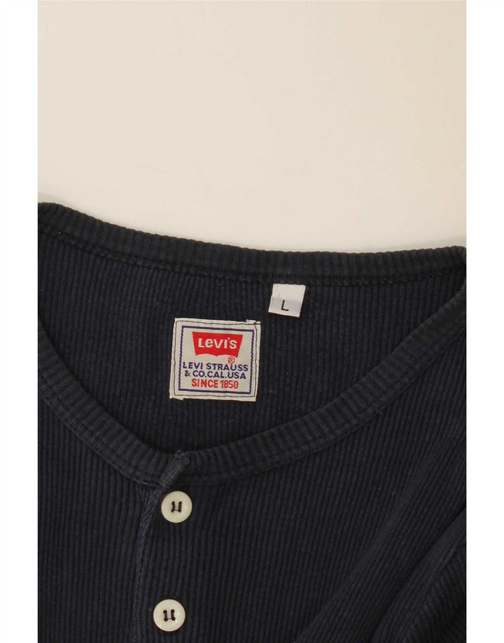 Levi's Camiseta para mujer Top UK 44 Large Azul marino
