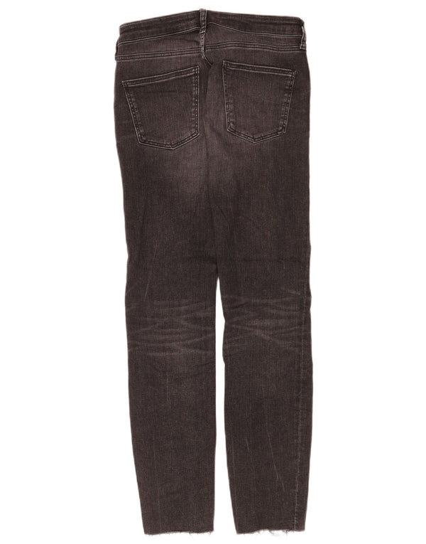 Zara Jeans Slim Mujer EU 40 Medium W30 L28 Algodón Negro