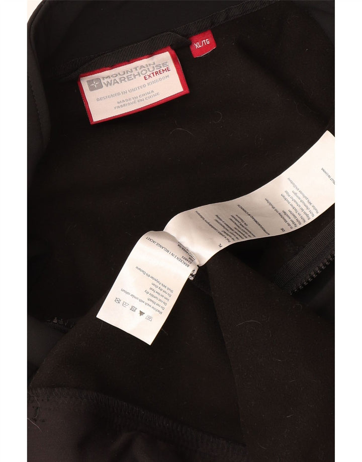 Mountain Warehouse Chaqueta de chándal para hombre XL Poliéster negro