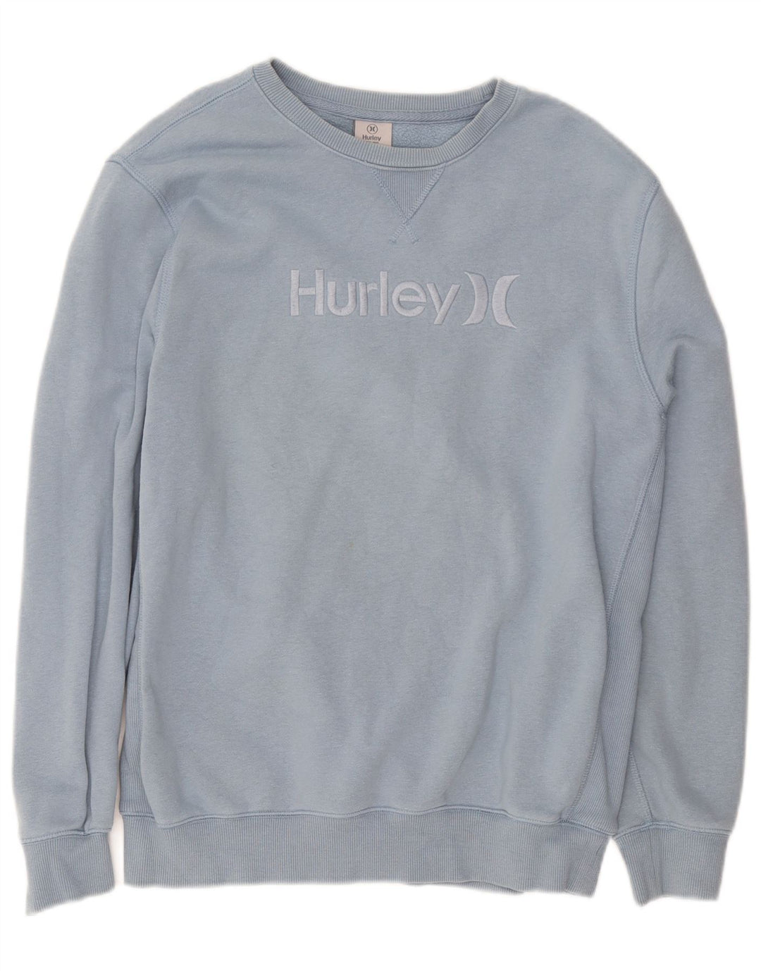 Hurley Hombre Sudadera Gráfica Jersey De Algodón Azul Medio