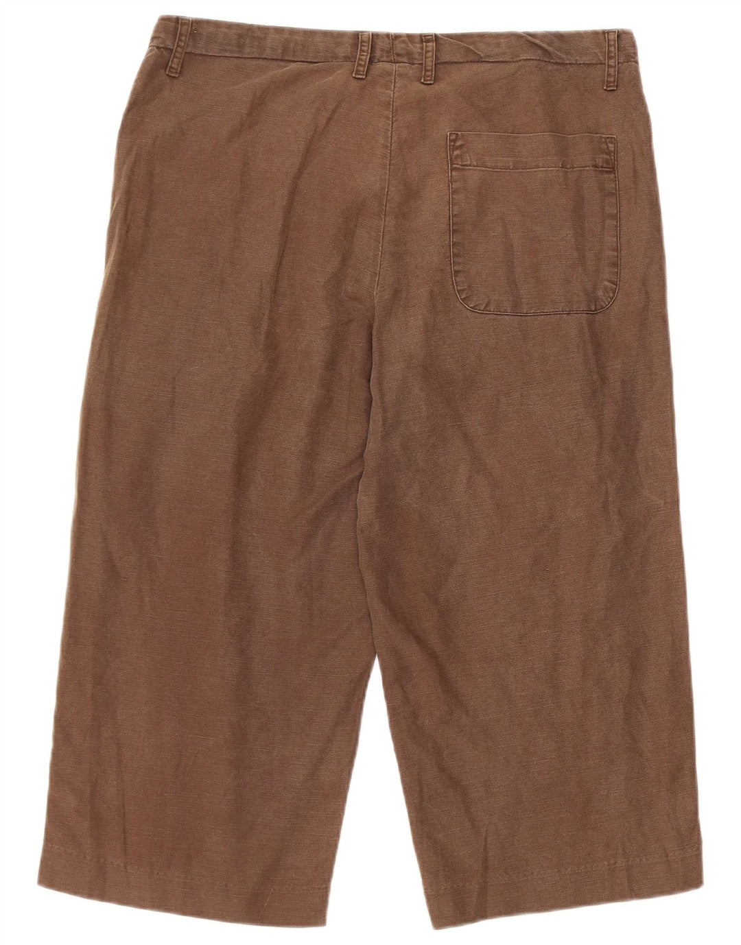 Gap Bermudas de corte holgado regular para hombre tamaño mediano W32 lino marrón