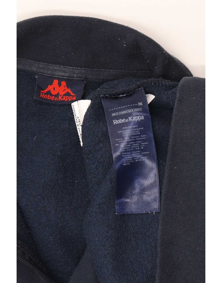 Kappa Hombre Chándal Top Chaqueta 2XL Azul Algodón