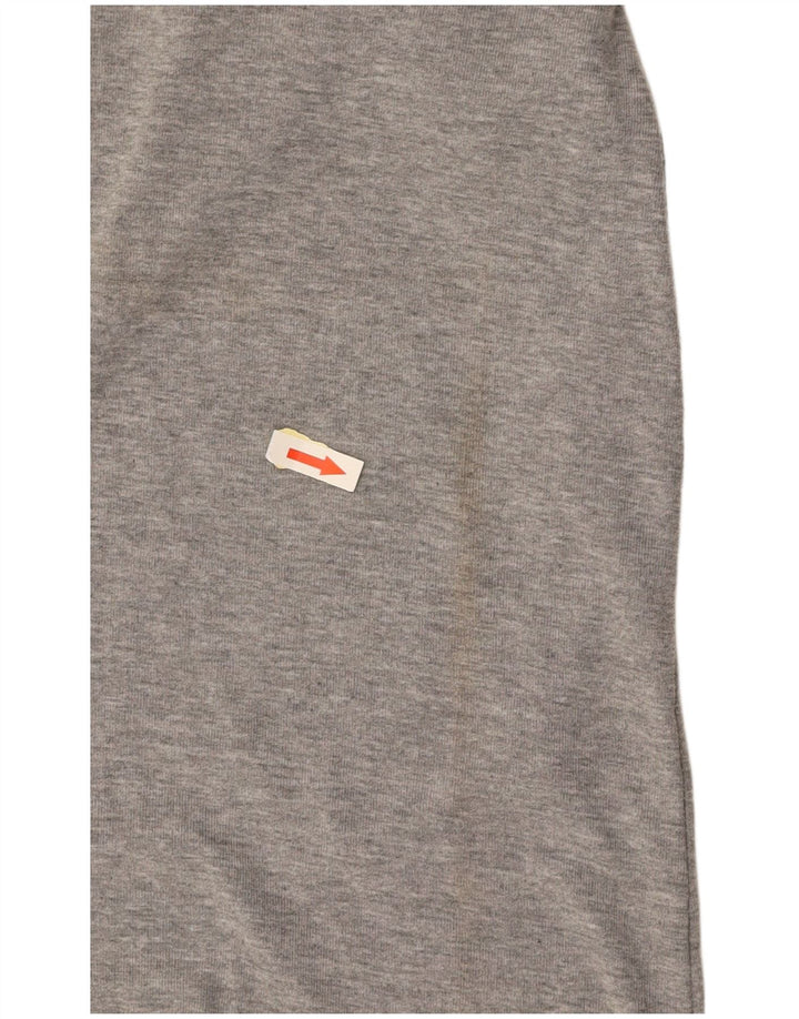 REEBOK Camiseta gráfica para mujer Top UK 44 Algodón gris medio