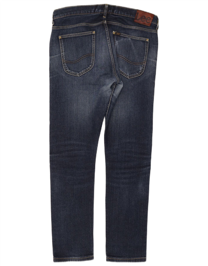 Lee Vaqueros ajustados Luke para hombre W34 L30 Algodón azul marino