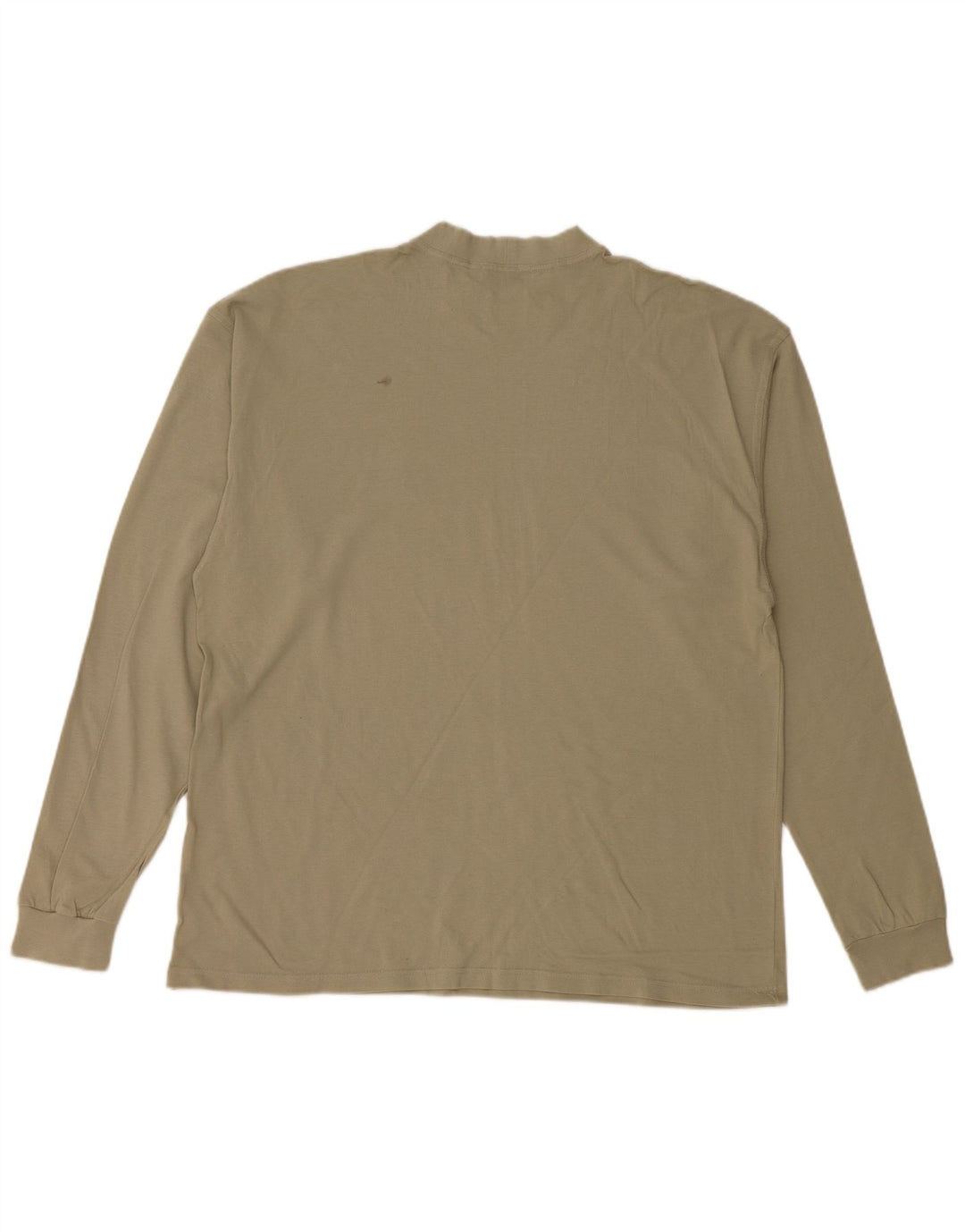 SERGIO TACCHINI Camiseta Hombre Manga Larga Grande Algodón Caqui