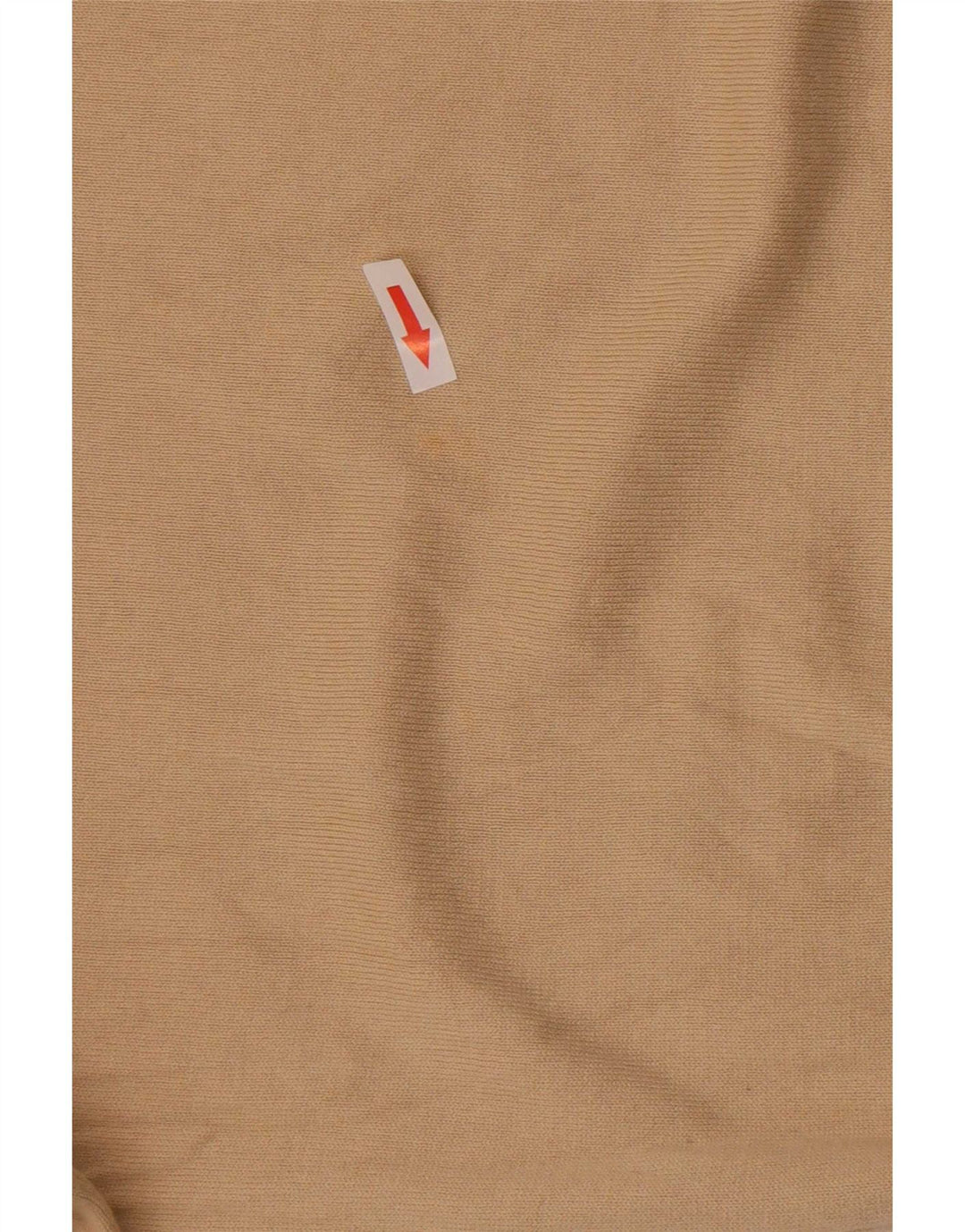 Zara Hombre Regular Fit Jersey Con Cuello En V Jersey Grande Algodón Beige