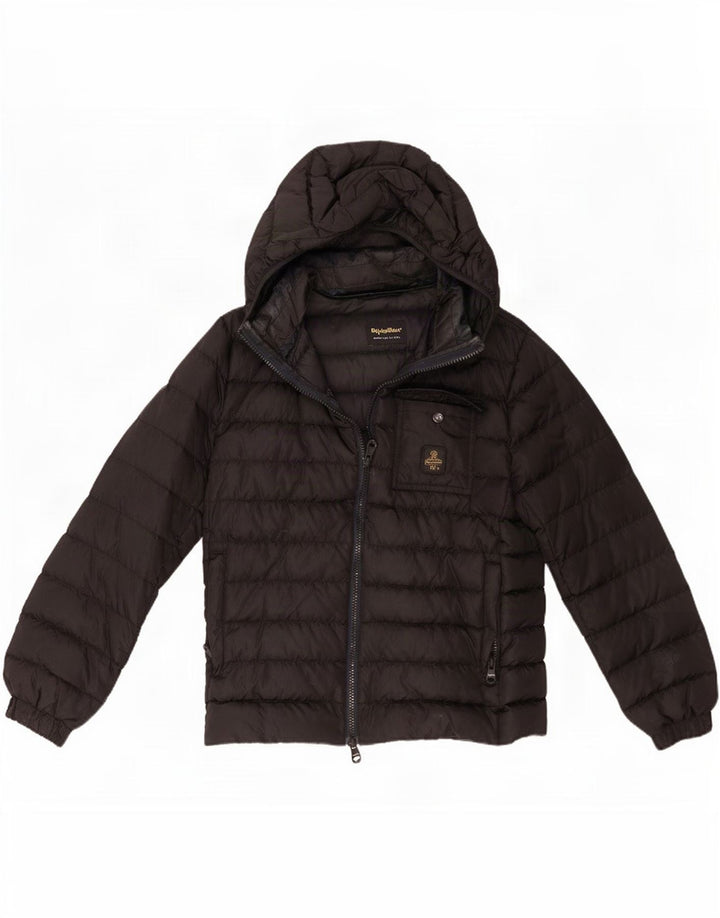 Refrigiwear Chaqueta acolchada con capucha para niño 10-11 años Poliamida negro