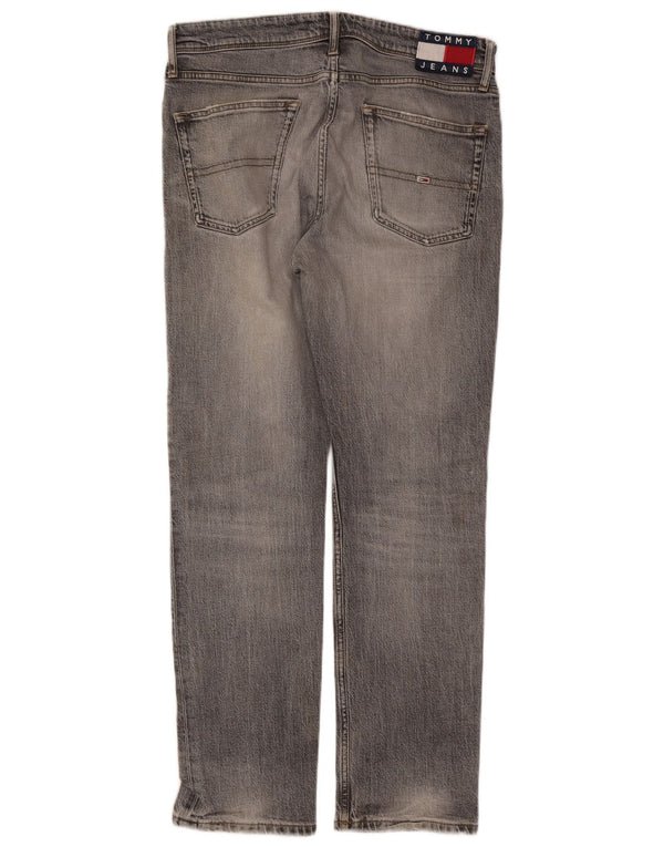 Tommy Hilfiger Vaqueros ajustados para hombre W32 L30 Algodón gris