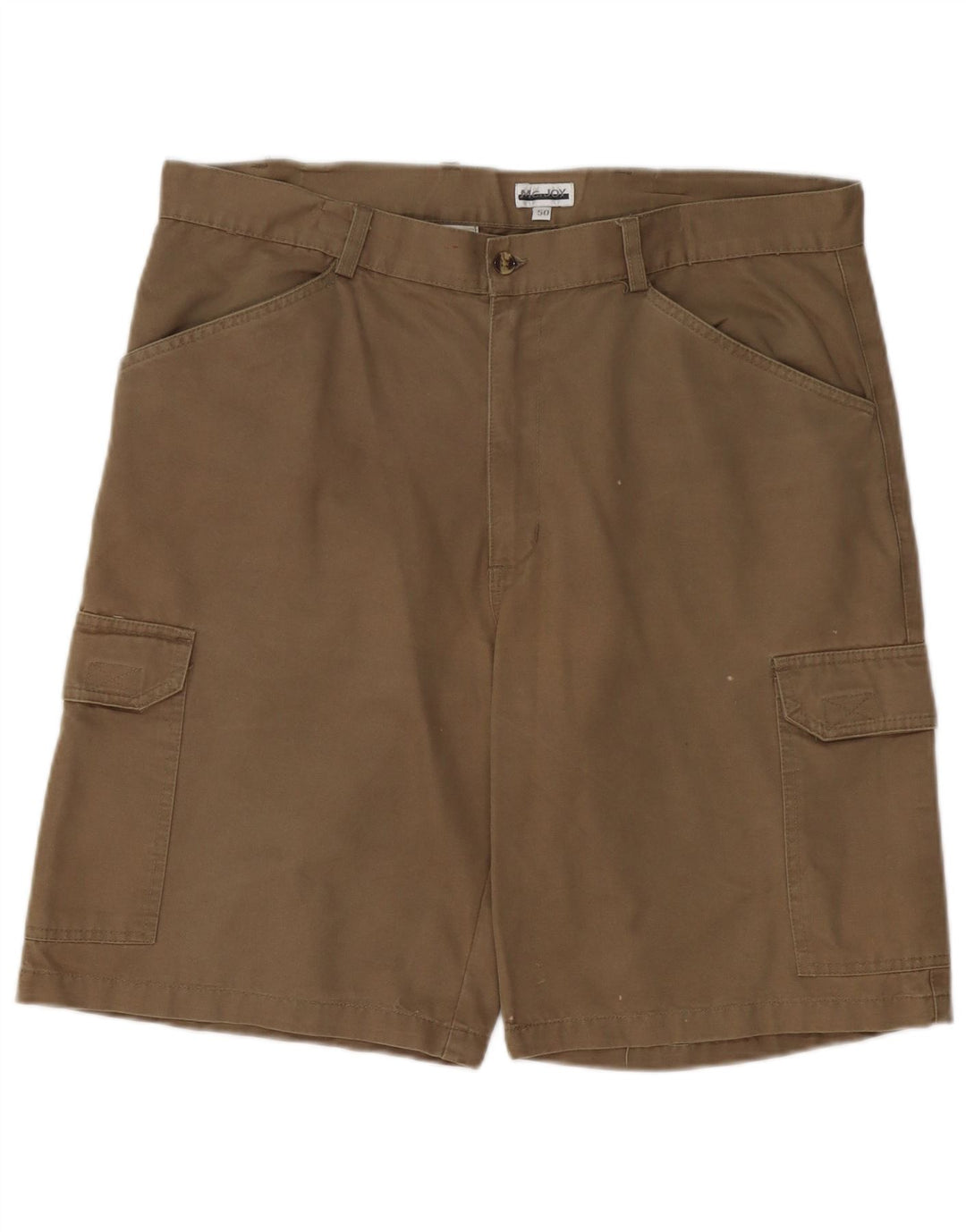 MC JOY Pantalones cortos cargo para hombre IT 50 Large W38 Algodón beige