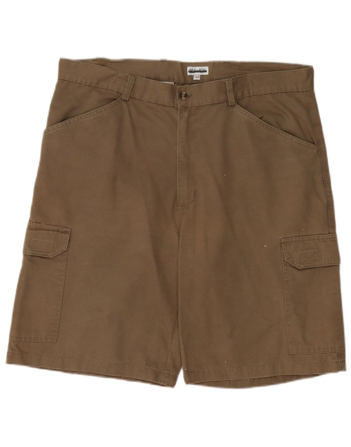 MC JOY Pantalones cortos cargo para hombre IT 50 Large W38 Algodón beige