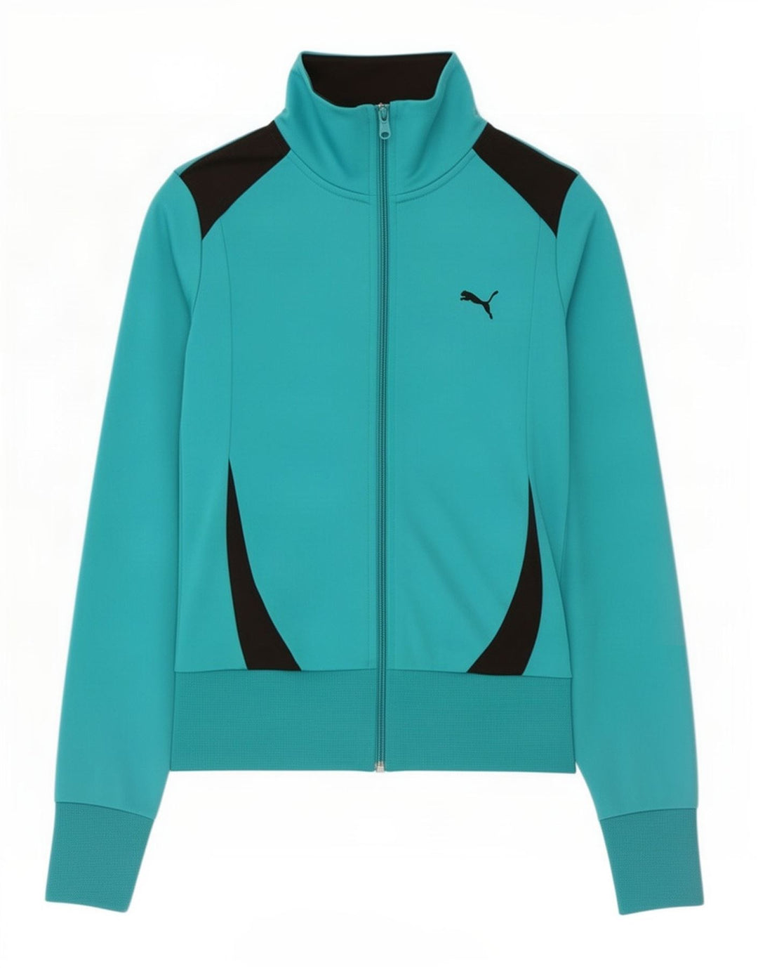 Puma - Chaqueta de chándal para mujer, talla 40, talla mediana, color turquesa