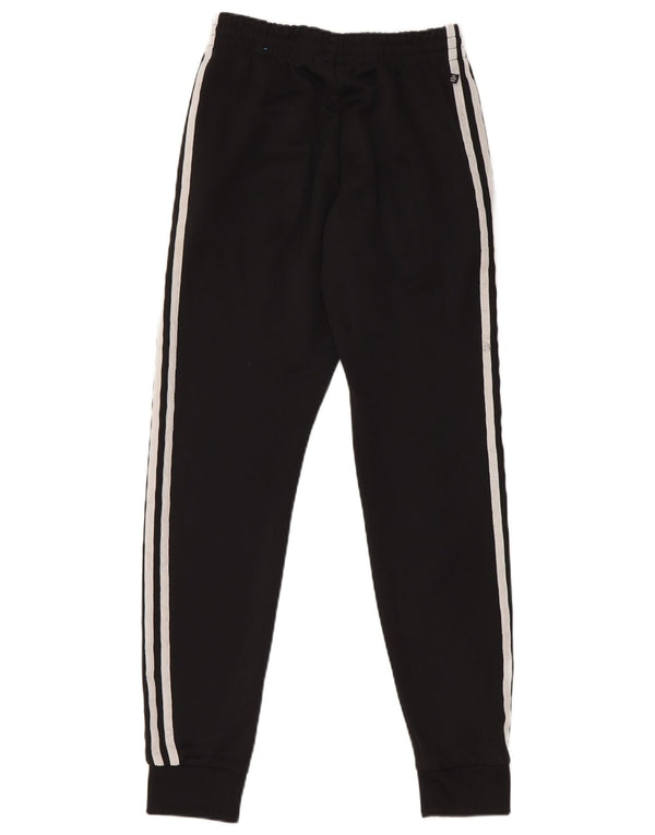 Adidas Mujer Chándal Pantalones Joggers UK 6 XS Negro Poliéster