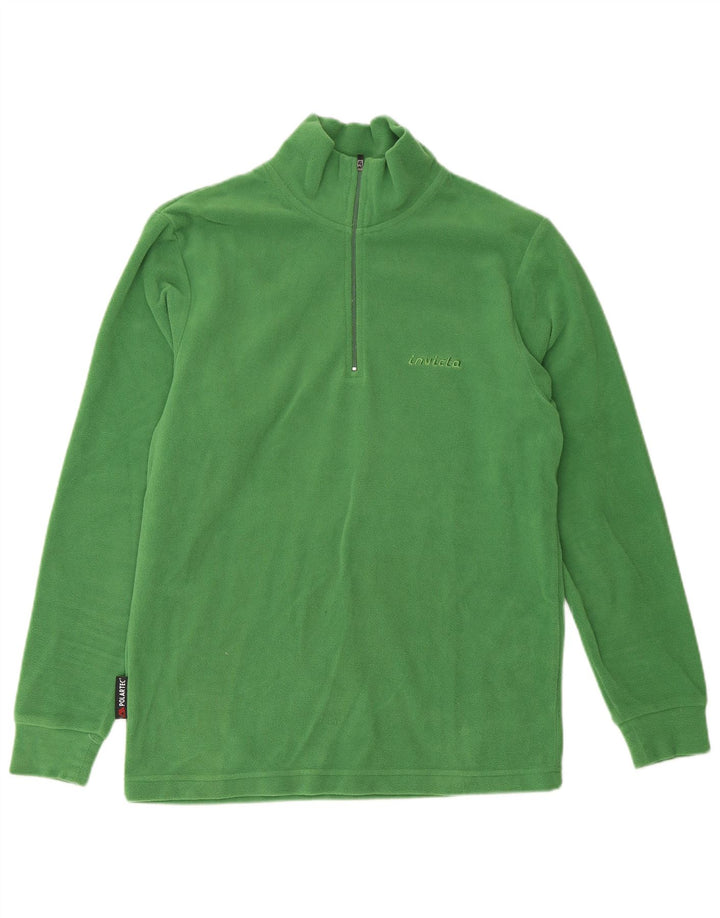 Invicta Jersey De Forro Polar Con Cremallera Para Hombre Pequeño Poliéster Verde