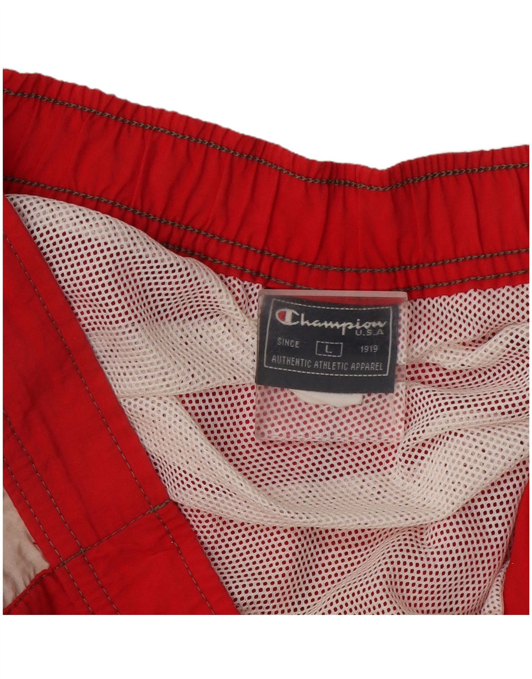 Champion Bañador Con Estampado De Poliamida Color Rojo Grande Para Hombre