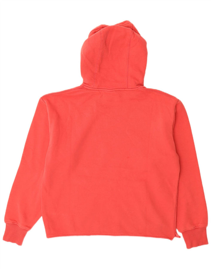 Zara Hombre Sudadera Con Capucha Jersey Mediano Rojo Algodón