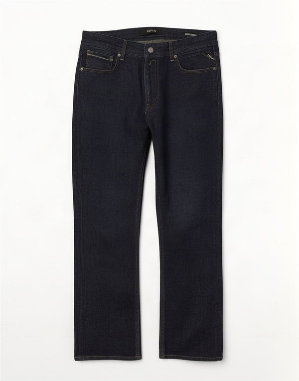 Replay Vaqueros rectos Grover para hombre W31 L30 Algodón azul marino