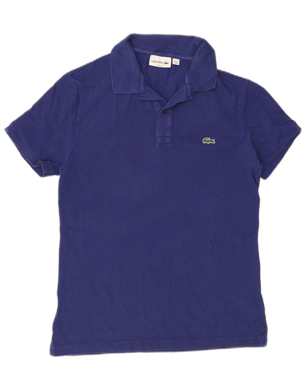Lacoste Polo Slim Fit para Hombre Talla 4 Algodón Azul Medio