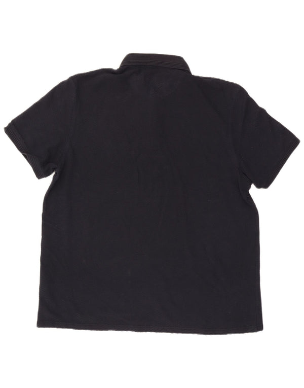 Polo Ted Baker para hombre talla 6 2XL algodón azul marino