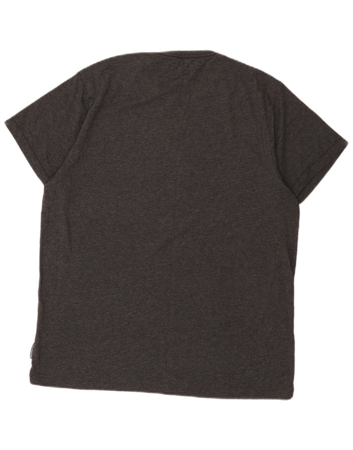 French Connection Camiseta Hombre Top XL Gris Algodón