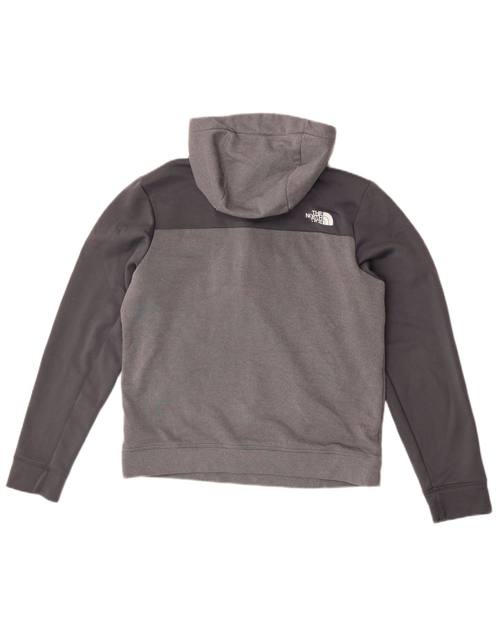 The North Face Jersey con capucha y cuello con cremallera para hombre Poliéster gris medio