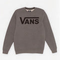 Vans Hombre Sudadera Gráfica Jersey Pequeño De Algodón Moteado Gris