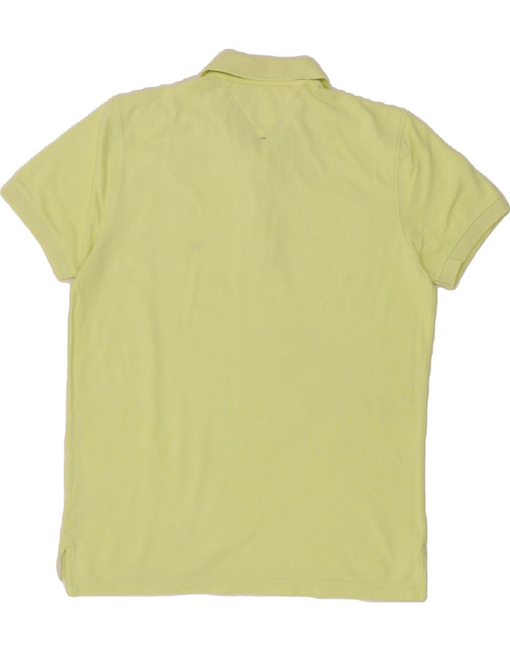 TOMMY HILFIGER Mens Regular Fit Polo Shirt Medium Green Vintage Tommy Hilfiger and Second-Hand Tommy Hilfiger from Messina Hembry 