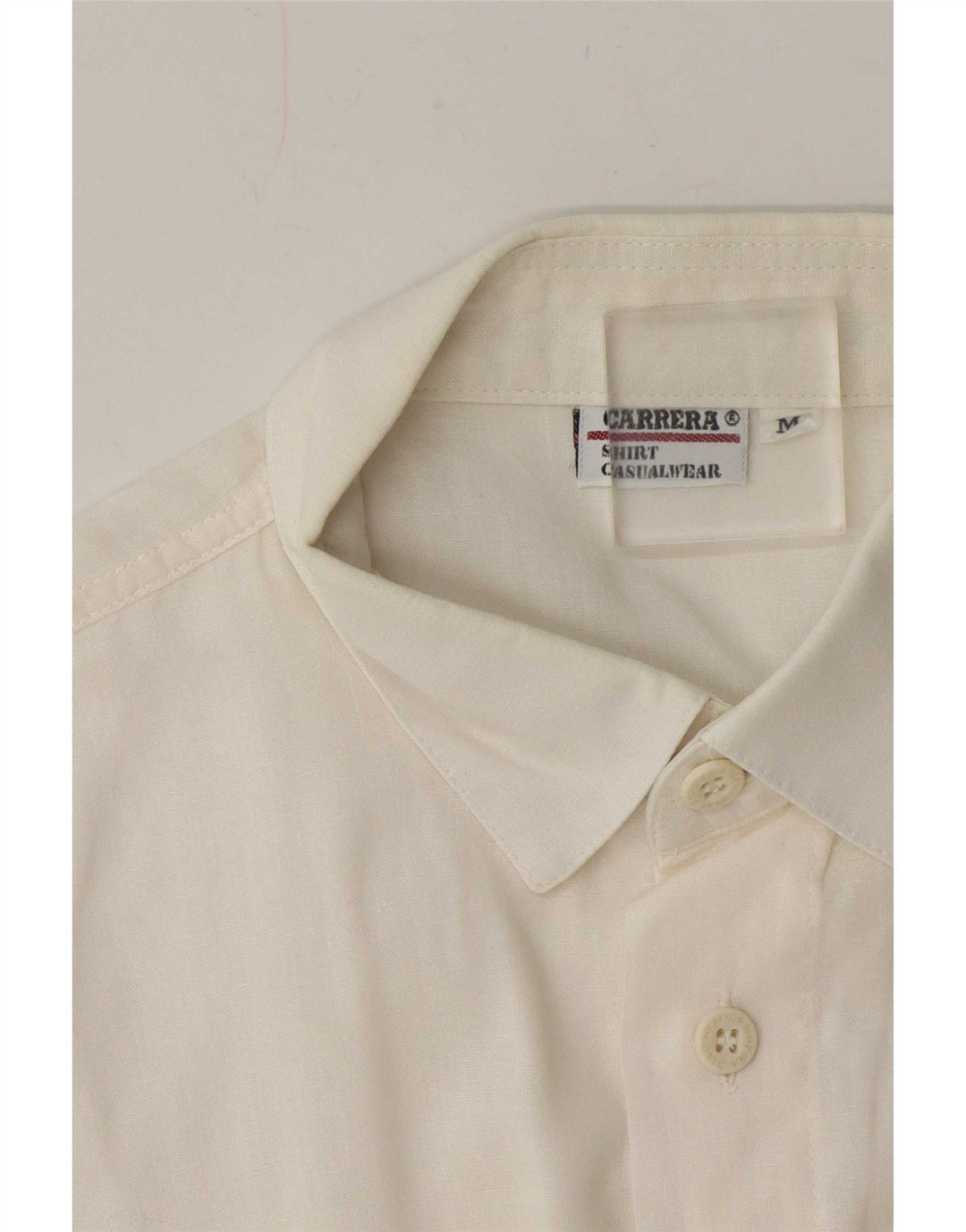 Camisa Carrera Hombre Manga Corta Medium White