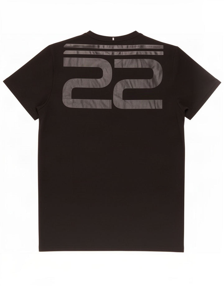 Superdry Camiseta estampada para hombre XL Poliéster negro